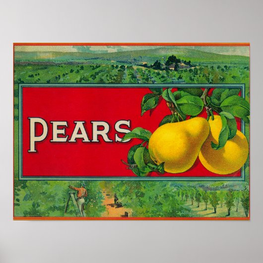 Etiket voor paardevlees poster (Voorkant)