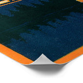 Etiket voor paardevlees poster (Hoek)