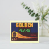 Etiket voor  peren briefkaart (Staand voorkant)
