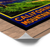 Etiket voor  peren- en fruitkratten poster (Hoek)