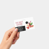 Etiket voor pinda's Voedingsallergie Badge (Handheld)