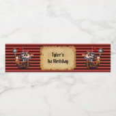 Etiket voor piraatflesje (Enkel label)