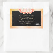 Etiket voor platte koraalkleurstof (Floral Peach C (Tas)