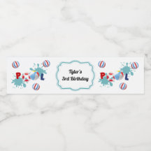 Etiket voor pool-braadpleister