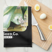 Etiket voor preek zaadpakket theedoek (Quarter Fold)