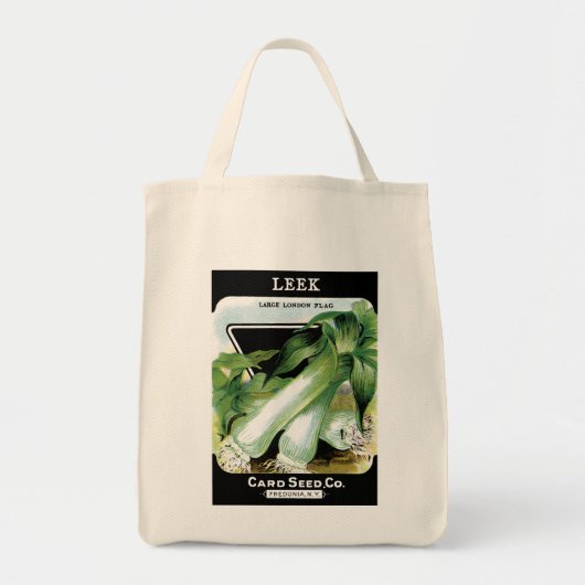 Etiket voor preek zaadpakket tote bag (Voorkant)