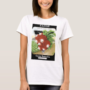 Etiket voor Radish Seed Packet T-shirt