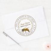 Etiket voor realistische bijenbijenproducten (Envelop)