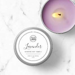 Etiket voor ronde Logo-ronde zwarte rand toevoegen