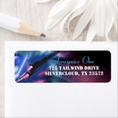 Etiket voor schokgolf II SR-71-Vliegtuig (Insitu)