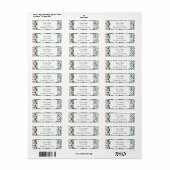 Etiket voor schuine rechthoeken (Full Sheet)