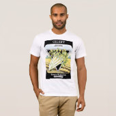 Etiket voor selzaad van selderij t-shirt (Voorkant volledig)