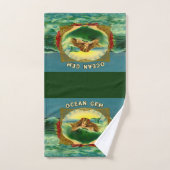 Etiket voor sigaren op basis van Ocean Gem mermaid Bad Handdoek (Handdoek)