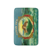 Etiket voor sigaren op basis van Ocean Gem mermaid Badmat (Voorkant Verticaal)