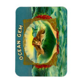 Etiket voor sigaren op basis van Ocean Gem mermaid Magneet (Verticaal)