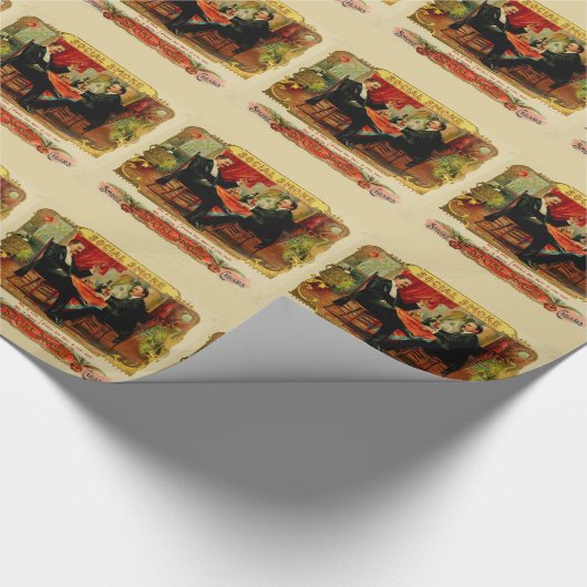  etiket voor sociale rookgordijn cadeaupapier (Hoek)