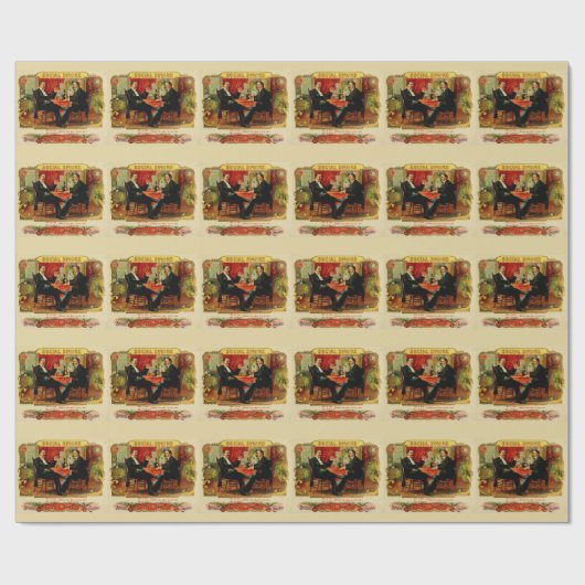  etiket voor sociale rookgordijn cadeaupapier (Vlak)