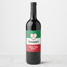 Etiket voor speciale Italiaanse saus Day-fles