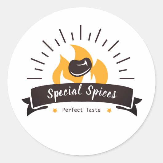  etiket voor speciale specerijen (Voorkant)