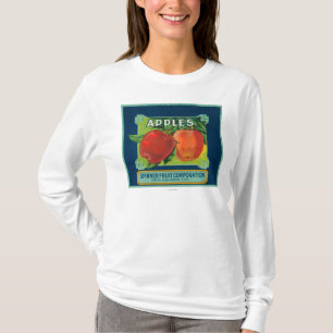 Etiket voor spinfruit — Yakima, WA T-shirt