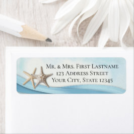 Etiket voor Starfish en Sky Blue