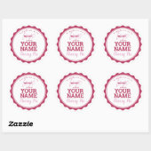 Etiket voor taart keuken sticker (Vel)