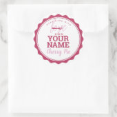 Etiket voor taart keuken sticker (Tas)