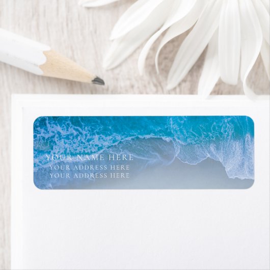 ETIKET VOOR TERUGDRANK : NATUUR : OCEAN (Insitu)