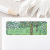 ETIKET VOOR TERUGDRANKEN : GUSTAV KLIMT : ROSEBUSH (Insitu)