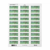 ETIKET VOOR TERUGDRANKEN : GUSTAV KLIMT : ROSEBUSH (Full Sheet)