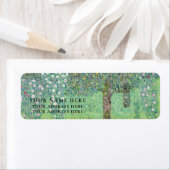 ETIKET VOOR TERUGDRANKEN : GUSTAV KLIMT : ROSEBUSH (Insitu)