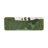 ETIKET VOOR TERUGDRUK: GUSTAV KLIMT (Voorkant)