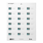 ETIKET VOOR TERUGDRUK : "TREE OP EEN EILAND" (Full Sheet)