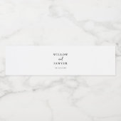 Etiket voor tintje met tintje (Enkel label)