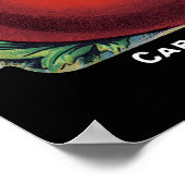 Etiket voor tomatenverpakking poster (Hoek)