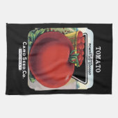 Etiket voor tomatenverpakking theedoek (Horizontaal)