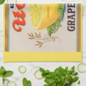 Etiket voor Uco-merk Grapefruits uit 1930 Theedoek (Gevouwen)