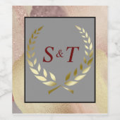 Etiket voor uw eigen wijnflesje (3,5 x 4 inch) (Enkel label)