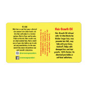 Etiket voor verpakking (Voorkant)