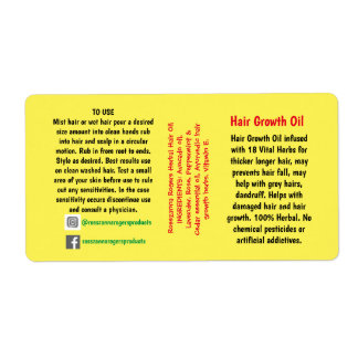 Etiket voor verpakking