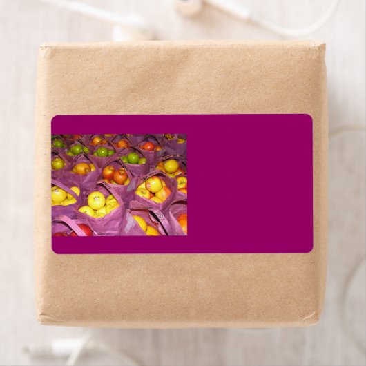 Etiket voor verzending van appelen (Insitu)