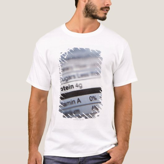 Etiket voor voedingsvoeding t-shirt (Voorkant)