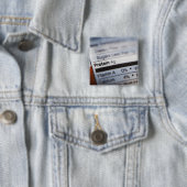 Etiket voor voedingsvoeding vierkante button 5,1 cm (In situ)