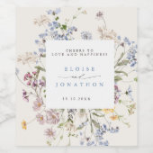 Etiket voor voedsel en drank (Enkel label)