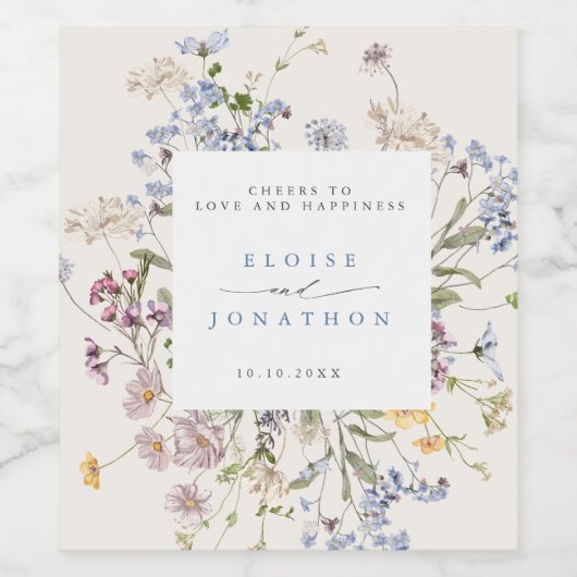 Etiket voor voedsel en drank (Enkel label)