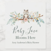 Etiket voor voedsel en drank (Enkel label)