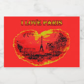 Etiket voor voedsel en drank (Enkel label)