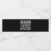 Etiket voor voedsel en drank (Enkel label)