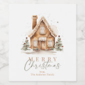 Etiket voor voedsel en drank (Enkel label)