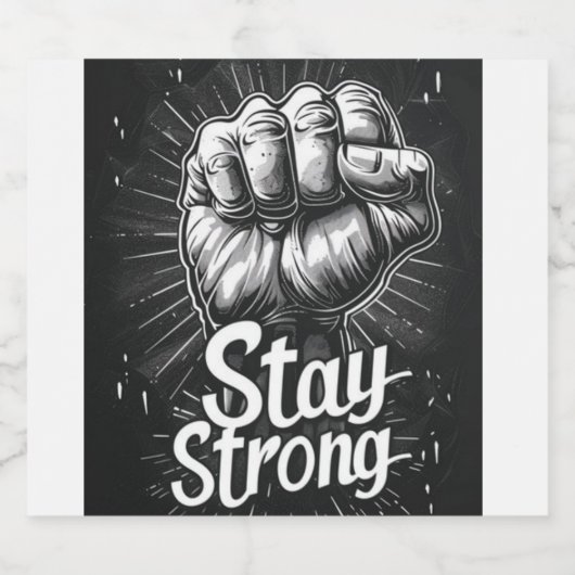 Etiket voor voedsel en drank (Enkel label)